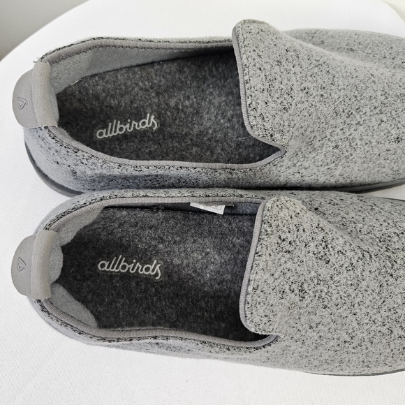 Allbirds Grey Wool Loungers Loafers WL/W8 Gray Comfy Lounge - Picture 7 of 8